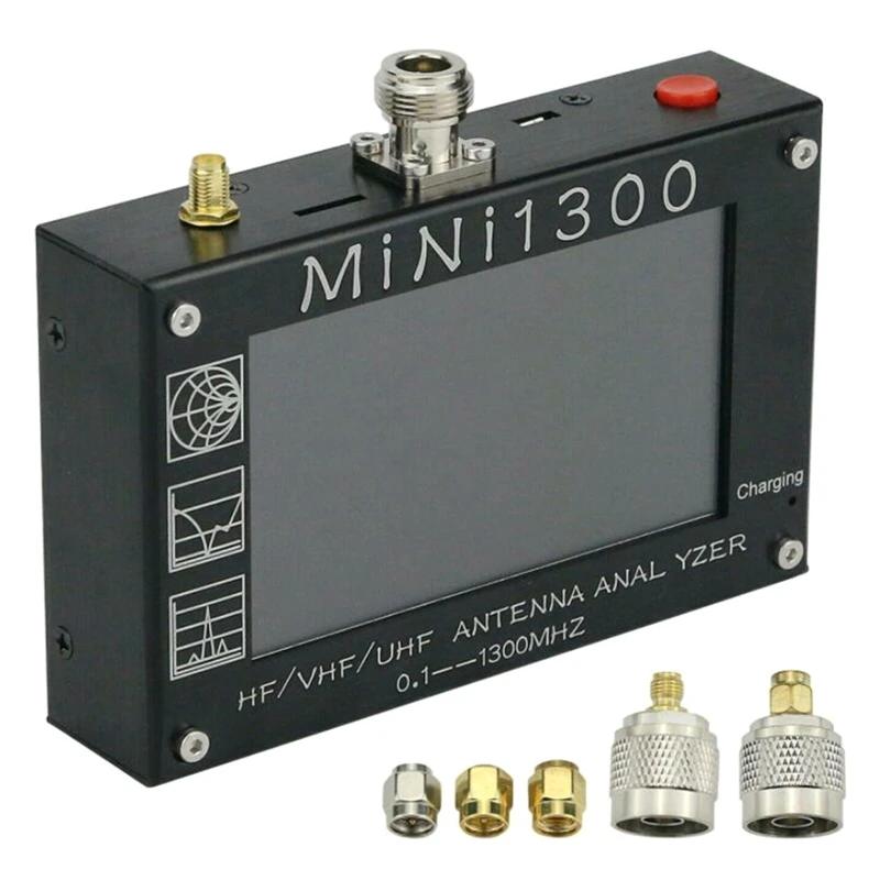 0.1-1300Mhz HF VHF UHF 4.3 ġ ׳ м,  Ʈũ м, SWR  ļ Ƽ, Mini1300